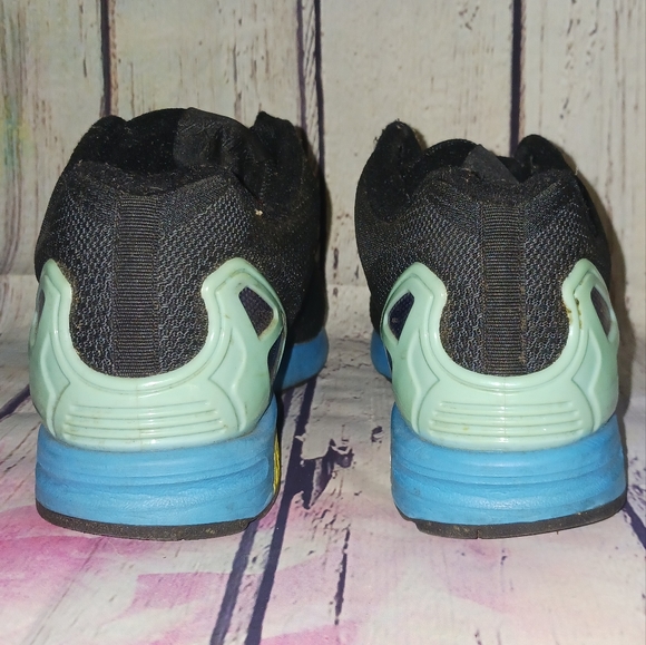 Adidas Zx Flux Weave Mens Style Color Clear Onix/Light Onix/Light Aqua Size 7.5 - Picture 5 of 5